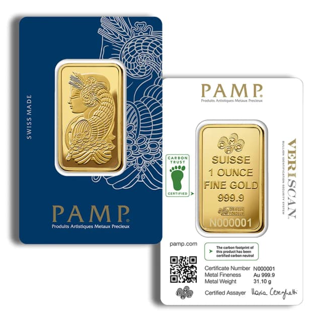 PAMP Suisse 1oz Fine Gold 999.9