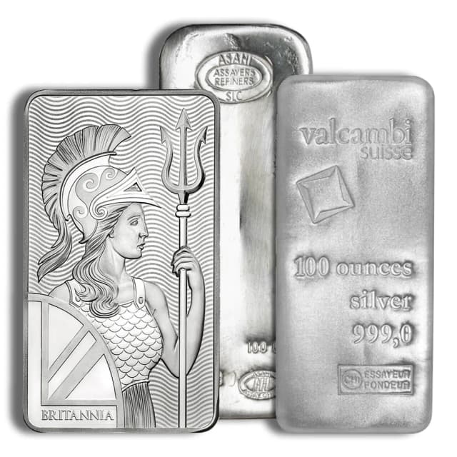 Britannia & Valcambi Fine Silver 999.0